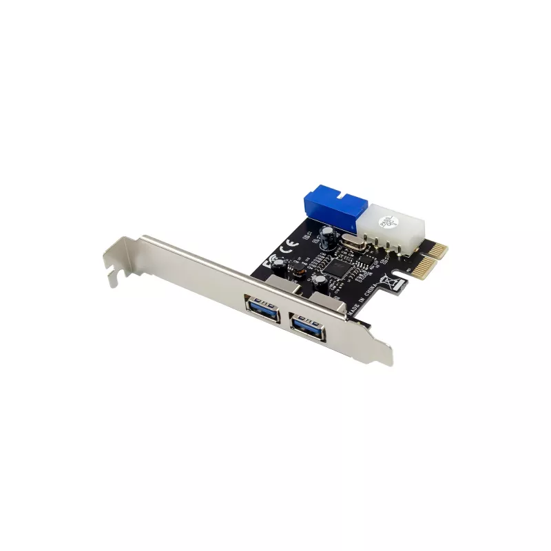 InLine 2+2 Ports USB 3.2 Gen.1 Host Controller, PCIe, mit SATA-Stromversorgung + LP-Blende
