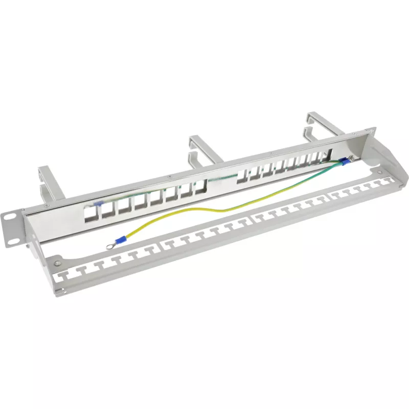 Patchpanel InLine 76822A 1U Grau Rackkapazität 1U