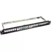 Blank Patch Panel InLine 76824B 19 Zoll Cat.6A 24 Port 1U schwarz