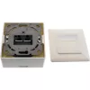 InLine Cat.6A Wandanschlussdose Auf- oder Unterputz 2x RJ45-Buchse 76842S