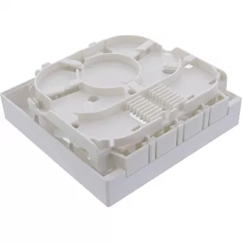 InLine FTTH Leergehäuse für bis zu 4x LC Duplex / 4x SC Simplex, weiß