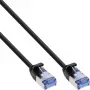 InLine B-71955S Bulk Pack 250 Stk. Slim Patchkabel U/FTP PiMf Cat.6A, 0,5 m, Schwarz