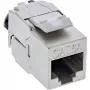 InLine 24-port Bulk Pack Keystone RJ45 Jack schlank SNAP-In Cat.6A mit integriertem Kabelbinder (B-76202P)