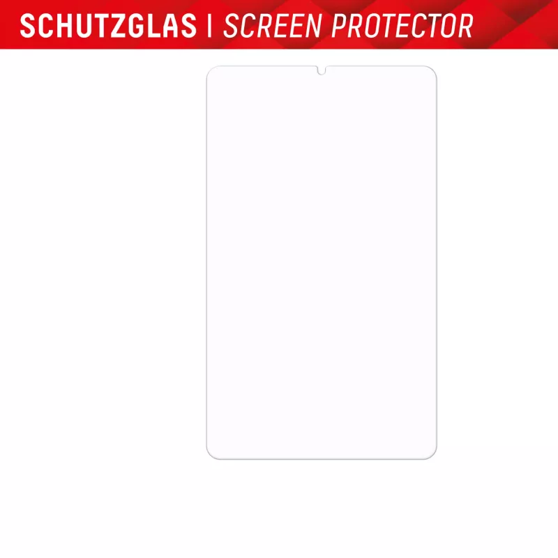 Displex Tablet Glass (9H) für Samsung Galaxy Tab A11/A9, Eco-Montagerahmen, unzerbrechlich