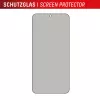 Displex Sichtschutz-Displayschutzfolie (10H) für Samsung Galaxy S24+/S25+, Eco Montagerahmen, Sichtschutzfilter