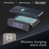 Cellularline Wireless Clock Charger Handy-Ladegerät, Schwarz (WIRELESSCLOCK2K)