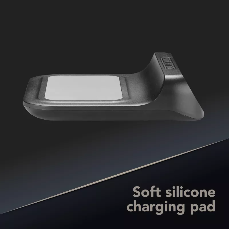 Cellularline Wireless Clock Charger Handy-Ladegerät, Schwarz (WIRELESSCLOCK2K)