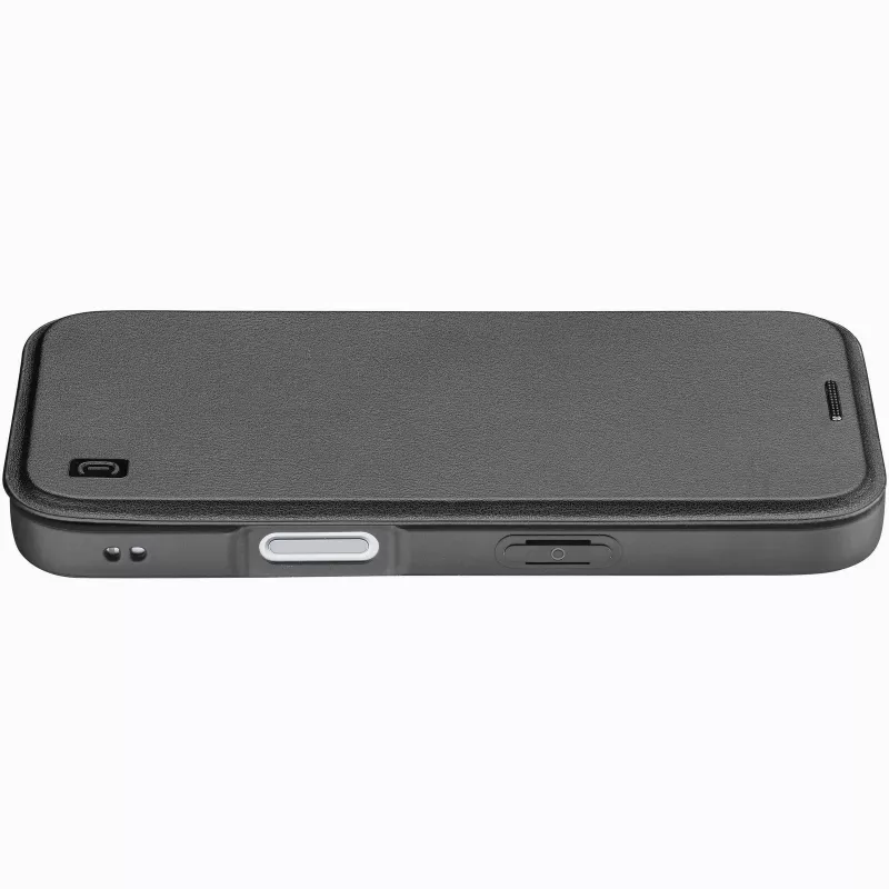 Cellularline Daily Mag - iPhone 17 Book-Cover mit halbtransparenter Hartrückseite, kompatibel mit dem Magsafe®-Ökosystem