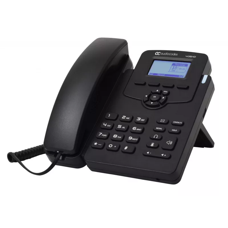 AudioCodes 405HD IP-Telefon PoE GbE schwarz