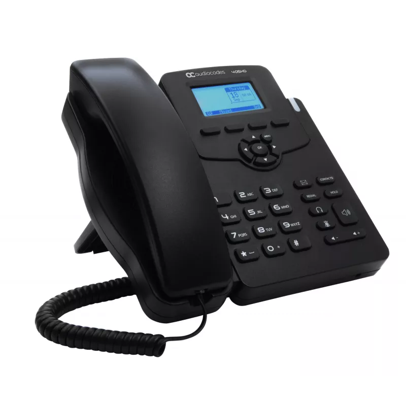 AudioCodes 405HD IP-Telefon PoE GbE schwarz