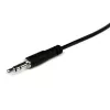 StarTech.com 1 m schlank 3,5 mm Stereo-Audio-Verlängerungskabel – M/F