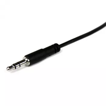 StarTech.com 1 m schlank 3,5 mm Stereo-Audio-Verlängerungskabel – M/F