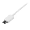 StarTech.com 2 m Weißes Micro-USB-Kabel - A auf Micro B