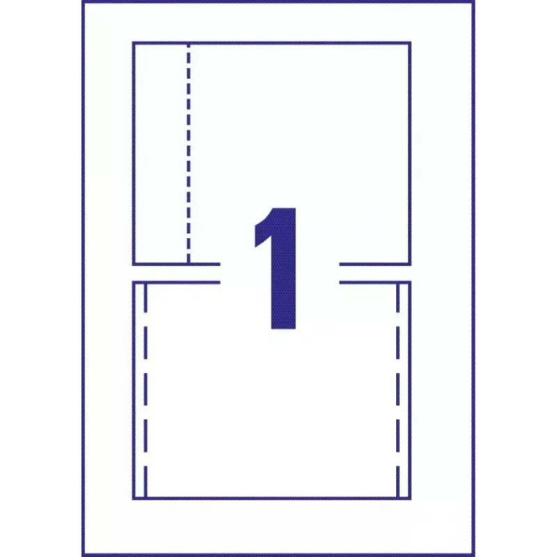 Avery Zweckform C32250-25 CD-Jewel-Case-Einleger, 118 x 151 mm, weiß, 25 Blatt