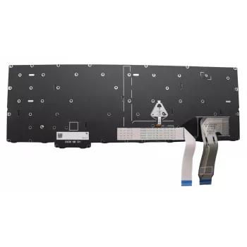 Lenovo 5N21M40165 Ersatz-Tastatur für ThinkPad T16 Gen 3, beleuchtet, belgisches Layout, Schwarz