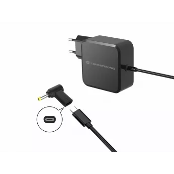 Conceptronic ABBY15PC06 DC-auf-USB-C-Adapter, Lenovo/Asus/Acer/Toshiba 4,0x1,7 mm, 18-20 V