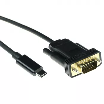 USB Typ C zu VGA Konvertierungskabel ACT SB0032 2 Meter