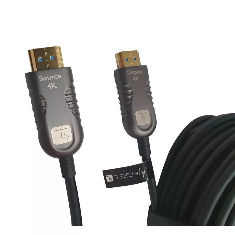 Techly ICOC HDMI-HY2-010 HDMI-Kabel 10 m HDMI Typ A (Standard) Schwarz