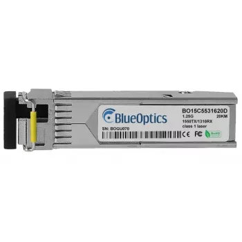 SFP-Transceiver-Modul BlueOptics SFP-GIG-BB LX/LC EEC-BO Glasfaser 20000 m