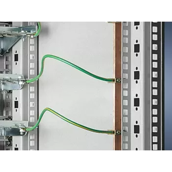 Rittal Rack-Erdungsset 7547.000, 180 cm (TS vertikale Erdungsschiene)