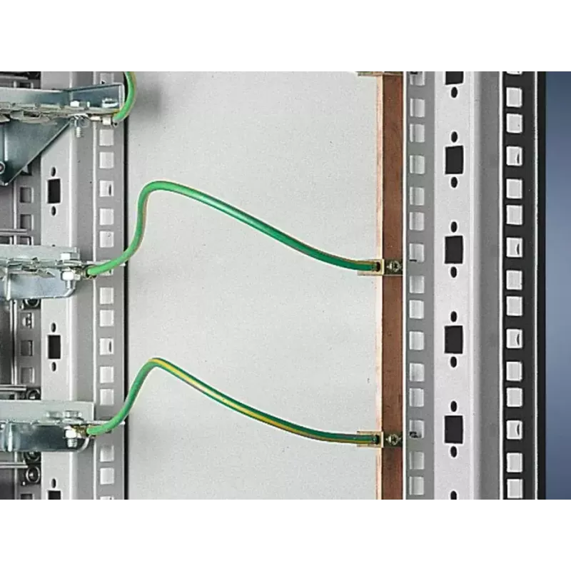 Rittal Rack-Erdungsset 7547.000, 180 cm (TS vertikale Erdungsschiene)