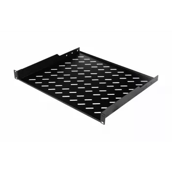 Equip EZFS-19-1-60-B Fachboden fest 19 Zoll 1U 60 cm, schwarz