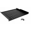 Equip EZFS-19-1-60-B Fachboden fest 19 Zoll 1U 60 cm, schwarz