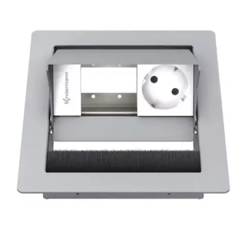 Desktopgehäuse Typ F Kindermann 7492000031 Grau Weiß
