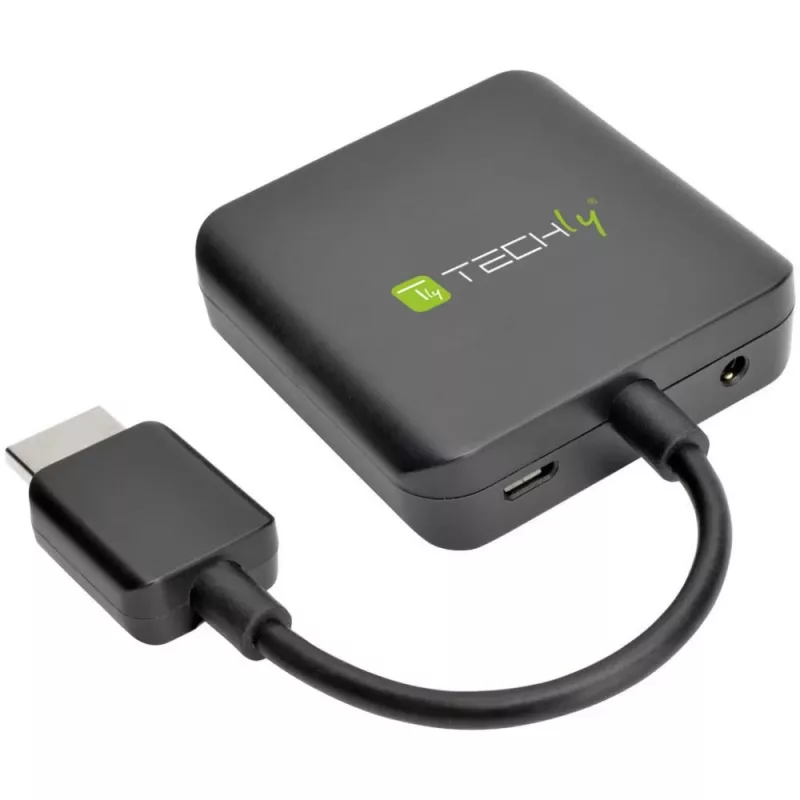 Techly Extraktor HDMI Audio Stereo/Audio 5.1 Kanal 4K 3D IDATA HDMI-VGA8