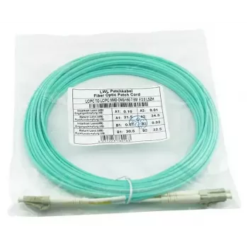 BlueOptics 050502K512000002M-BO Duplex-LWL-Patchkabel (Corning-kompatibel), LC-UPC/LC-UPC, Multimode OM3 50/125 µm, 2 m