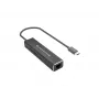 Conceptronic ABBY14B 2.5G Ethernet USB 3.2 Gen 1 Adapter mit USB-Hub, 2.5GbE, USB-A x 2, USB-C x 2