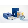 Geschenkverpackungsbeutel Sigel GT504 Blau Monochrom 170x90x230 mm