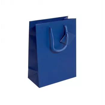 Geschenkverpackungsbeutel Sigel GT504 Blau Monochrom 170x90x230 mm