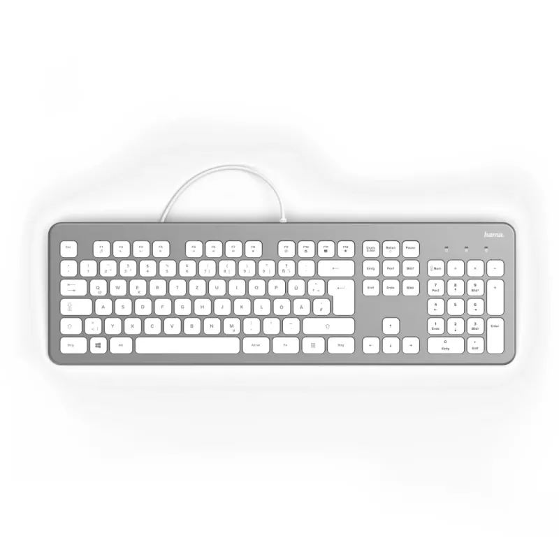 Hama KC-700 Tastatur, USB, QWERTZ Deutsch, Schwarz (00182651)