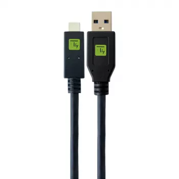 Techly ICOC MUSB312-CMAM05T USB-Kabel USB 3.2 Gen 1 (3.1 Gen 1) 0,5 m USB A USB C Schwarz