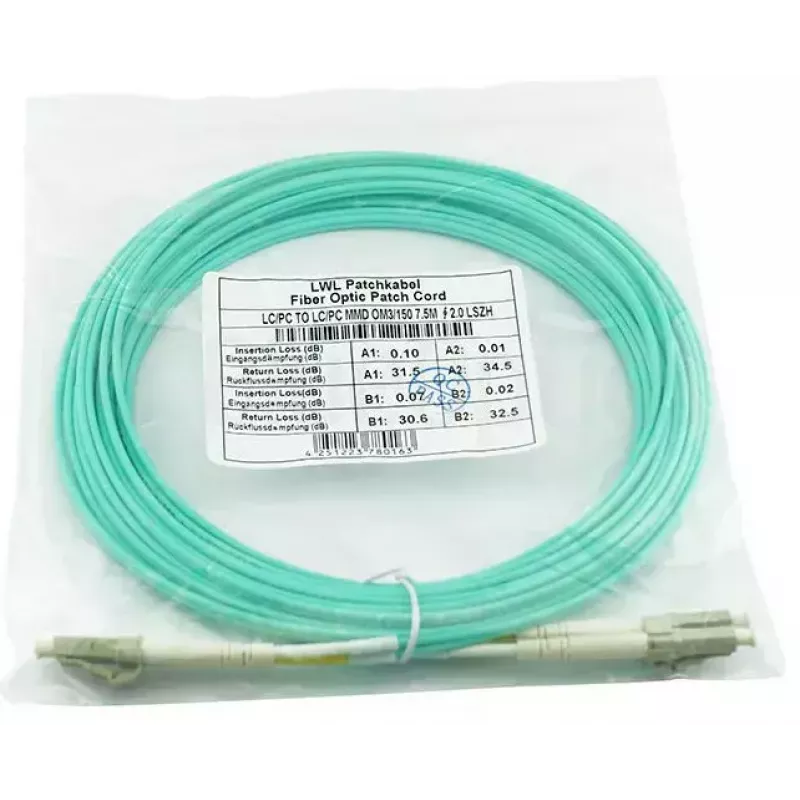 BlueOptics AJ835A InfiniBand Glasfaserkabel 2 m LC Aqua OM3