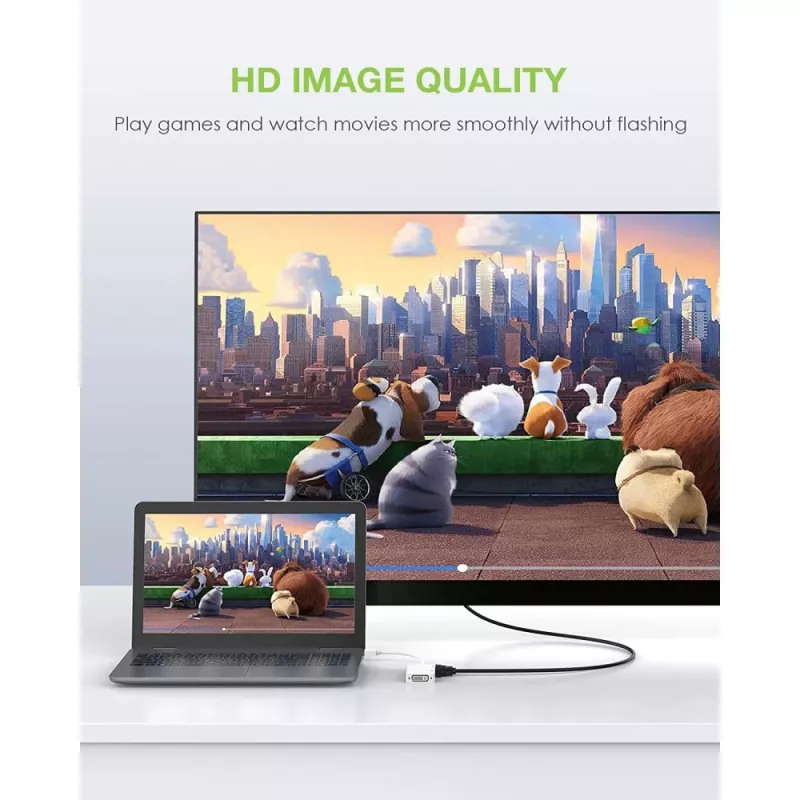 Techly Adapter 3 in 1 Mini DisplayPort (Thunderbolt) auf HDMI / DVI / VGA IADAP MDP-COMBOF12