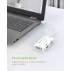 Techly Adapter 3 in 1 Mini DisplayPort (Thunderbolt) auf HDMI / DVI / VGA IADAP MDP-COMBOF12