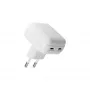 Wandladegerät d bramante re-charge Pro EU flach 2×USB-C 20W Weiß (Indoor)