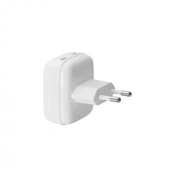Wandladegerät d bramante re-charge Pro EU flach 2×USB-C 20W Weiß (Indoor)