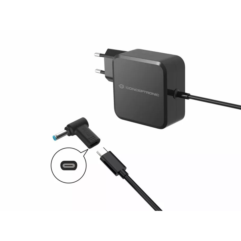 Conceptronic ABBY15PC02 DC-auf-USB-C-Adapter, Dell 4,5x3,0mm, 18-20V