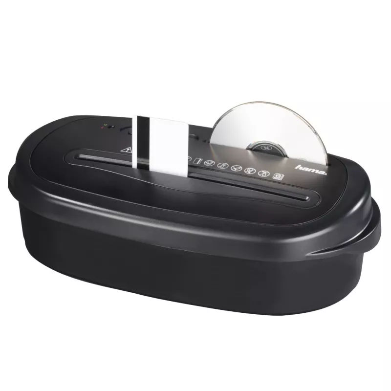 Hama Home X12CD Aktenvernichter Partikelschnitt 72 dB 22 cm Schwarz