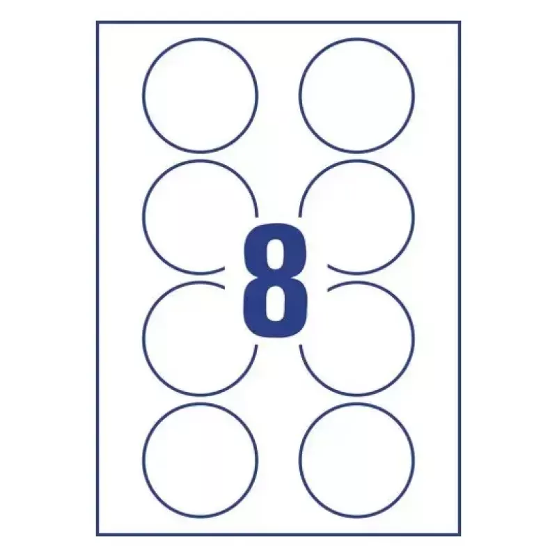 Selbstklebendes Etikett Rund Avery L4881-20