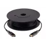 ATEN 20M True 4K HDMI aktives optisches Kabel, 20 m, HDMI Typ D (Micro), HDMI Typ D (Micro), 3D, 18 Gbit/s, Schwarz