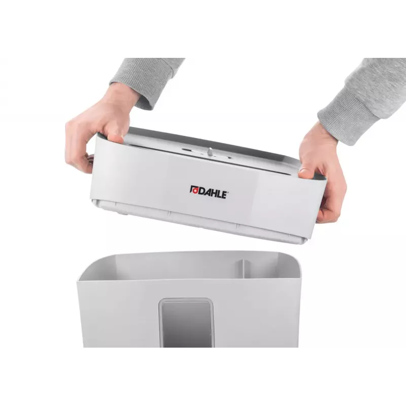 Aktenvernichter Dahle PaperSAFE 100 Kreuzschnitt 70 dB 22 cm Grau Weiß