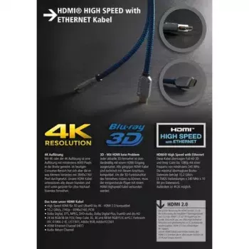 HDMI-Kabel S/CONN 77470-0,5 0,5m