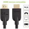 Techly ICOC HDMI2-4-010T HDMI-Kabel 1 m HDMI Type A (Standard) Schwarz