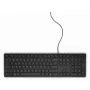 DELL Kabelgebundene Tastatur – KB216 – Spanisch (QWERTY) – Schwarz, Full-Size (100 %), Kabelgebunden, USB, QWERTY, Schwarz