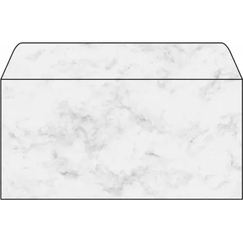 Sigel DP073 Briefumschlag DL (110 x 220 mm), grau, 90 g/m²