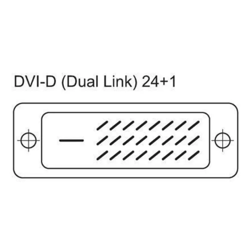 Techly Dual Link DVI Digital (DVI-D) mit Ferrit 5 m ICOC DVI-8150F